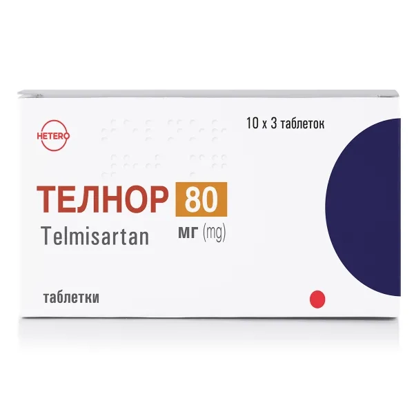 ТЕЛНОР ТАБЛ. 80 МГ №30