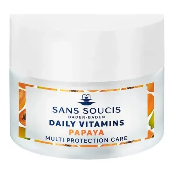 %Крем для лица Sans Soucis (Сан Суси) Daily Vitamins Мультизащитный с папайей для сухой кожи 50 мл