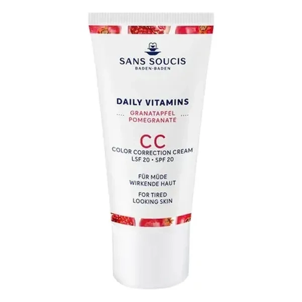 %СС крем для усталой кожи Sans Soucis (Сан Суси) Daily Vitamins SPF-20 с гранатом 30 мл