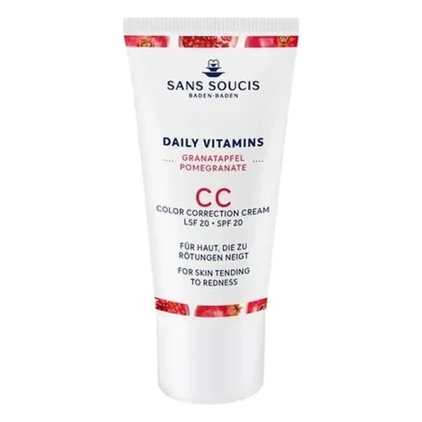 %СС крем для кожи с покраснениями Sans Soucis (Сан Суси) Daily Vitamins SPF-20 с гранатом 30 мл