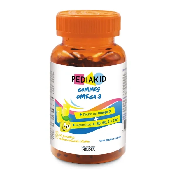 %Педиакид PEDIAKID Gommes Omega 3 Ведмежуйки Омега-3 для детей жевательные пастилки №60