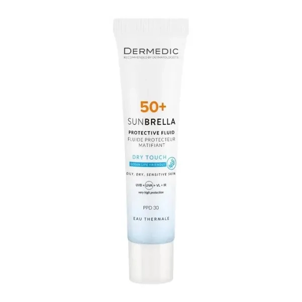 %ДЕРМЕДИК DERMEDIC SUNBRELLA ФЛЮИД ЗАЩИТ. МАТИР. SPF-50+ 40МЛ  8109