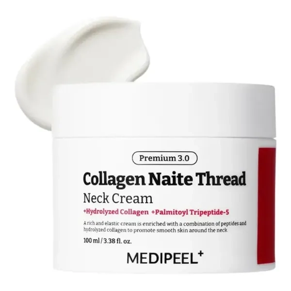 %Крем для відновлення еластичності шкіри шиї та декольте MEDI PEEL Premium Collagen Naite Thread Neck 3.0 100 мл