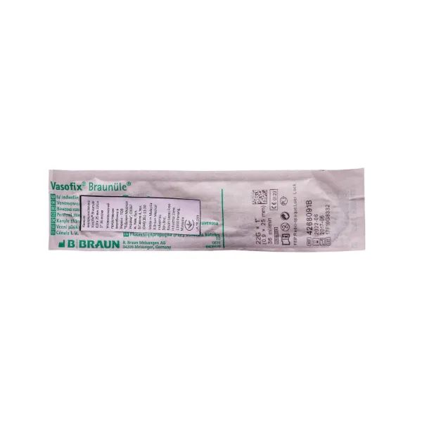 %Канюля внутривенная Vasofix g22 0,9 х 25 мм