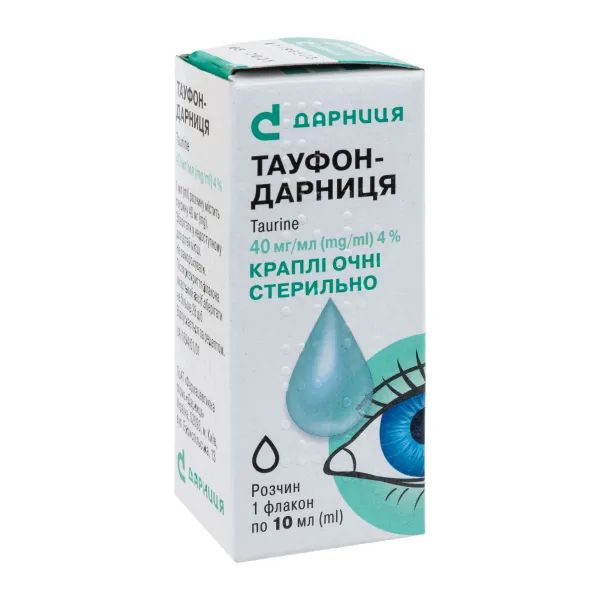 Тауфон-Дарница капли глазные раствор 4% флакон 10 мл