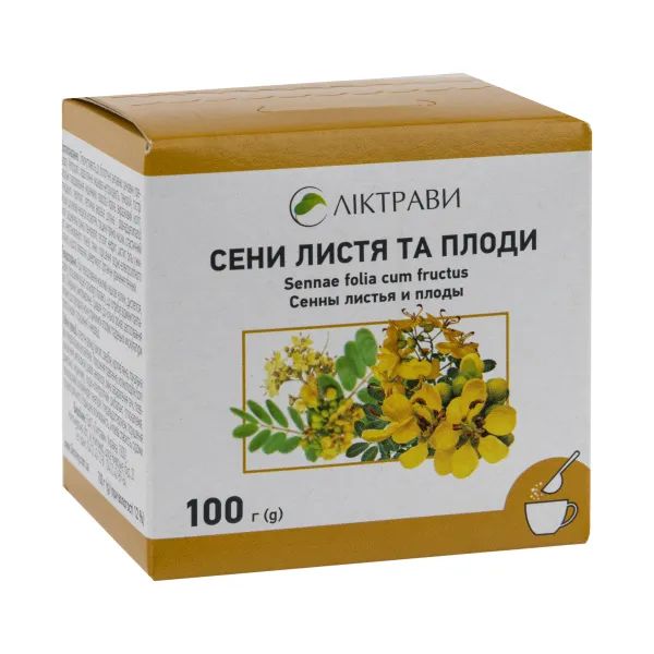 %Сенны листья резано-прессованные пачка с внутренним пакетом 100 г