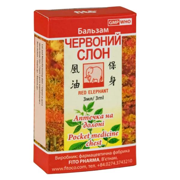 %Красный слон бальзам 3 мл