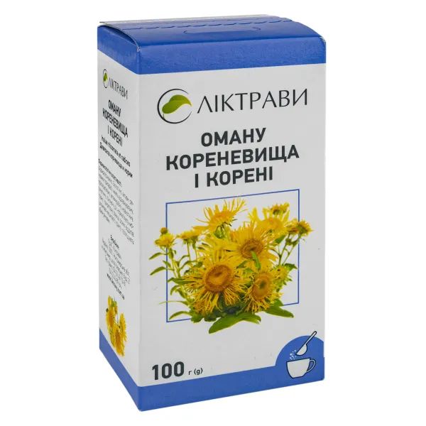 %Оману кореневища і корені пачка з внутрішним пакетом 100 г