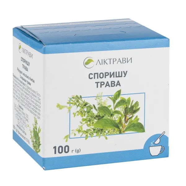 %Спорыша трава резано-прессованная пачка с внутренним пакетом 100 г