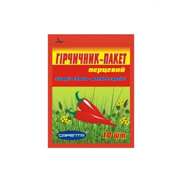 %Горчичник-пакет перцовый №10