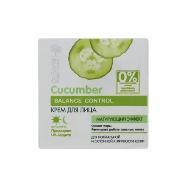 %Крем косметичний Dr.Sante Cucumber Balance Control денний зволожуючий для обличчя 50 мл