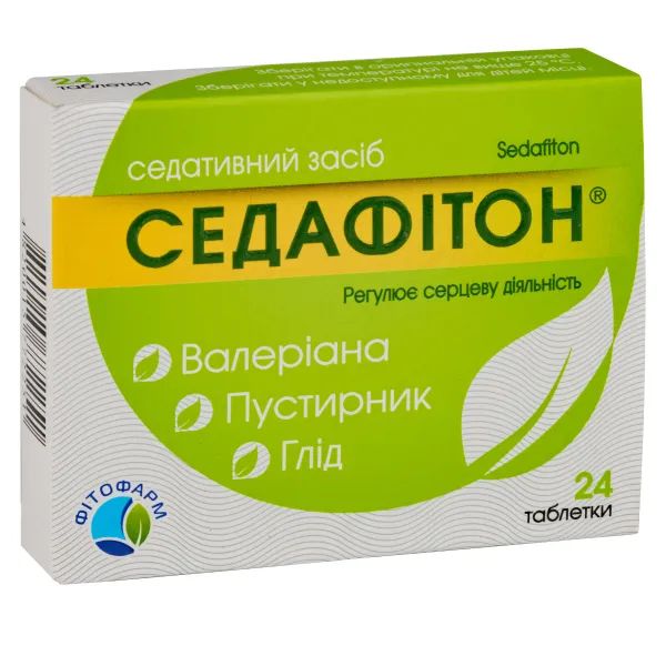 %Седафитон таблетки блистер №24