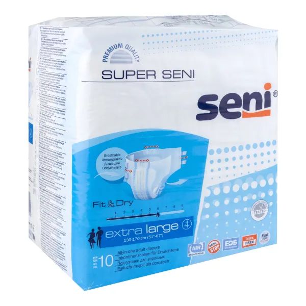 %Підгузки для дорослих Super Seni extra large №10