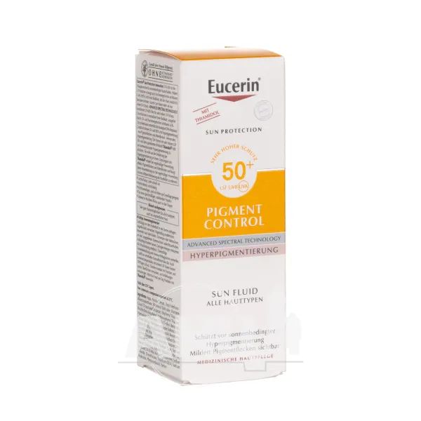 Флюїд сонцезахисний Eucerin Sun Pigment Control для обличчя проти гіперпігментації SPF 50 50 мл