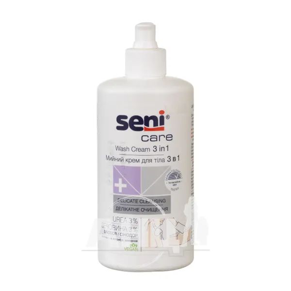 %Крем для тіла Seni Care миючий 3в1 500 мл