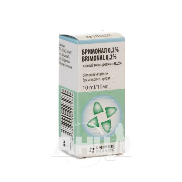 Брімонал 0,2% краплі очні розчин 0,2 % флакон-крапельниця 10 мл