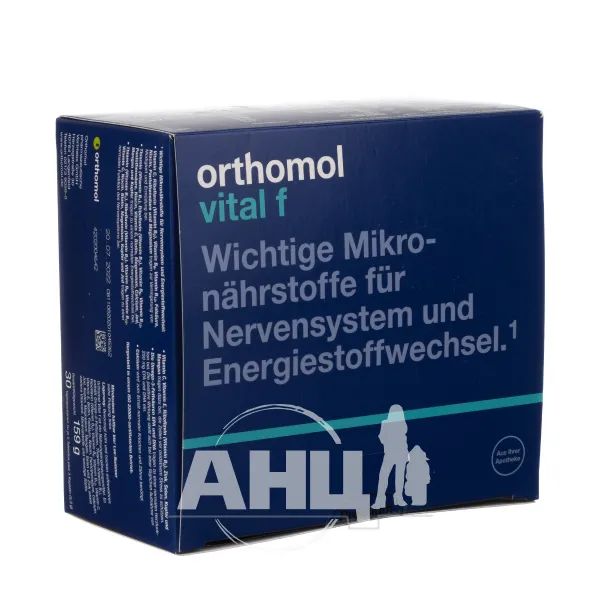 %Вітамінний комплекс Orthomol vital f для жінок в капсулах №30