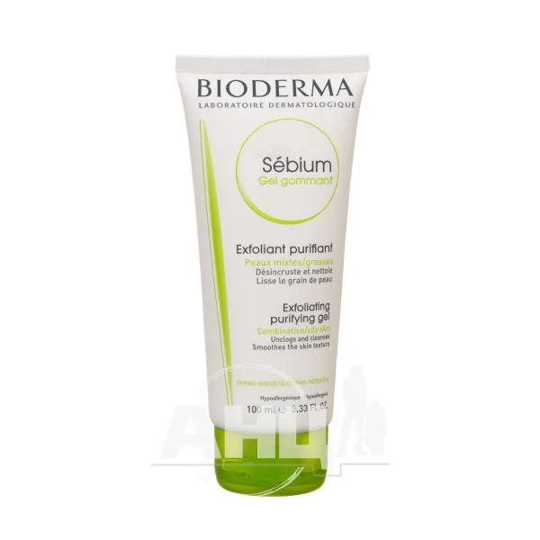 %Гель Bioderma Sebium Gommant отшелушивающий 100 мл