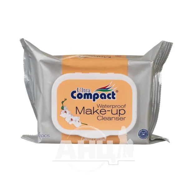%Влажные салфетки Ultra Compact Make up №25