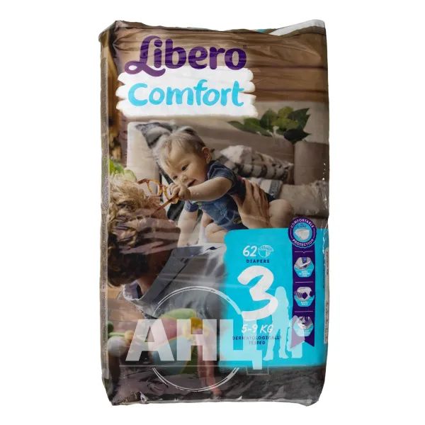 %Подгузники для детей Libero Comfort 3 4-9кг №62
