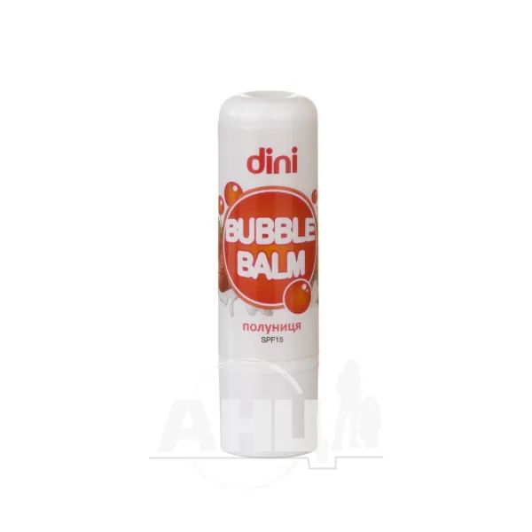 %Помада гигиеническая Dini Bubble Balm Клубника 4.5 г