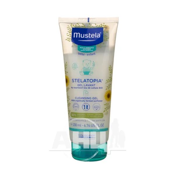 %Очищающий гель Mustela Stelatopia 200 мл
