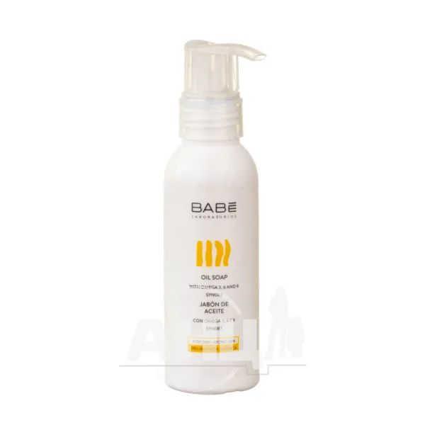%Масляне мило для душу Babe Laboratorios для чутливої сухої і атопічної шкіри 100 мл