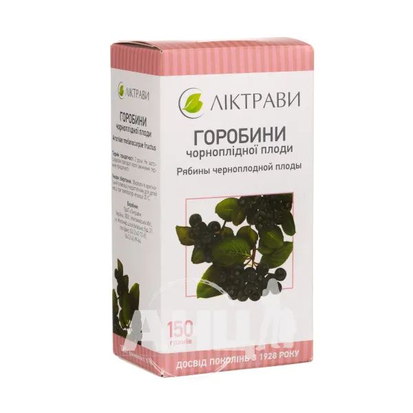 %Рябины черноплодной плоды пачка с внутренним пакетом 150 г
