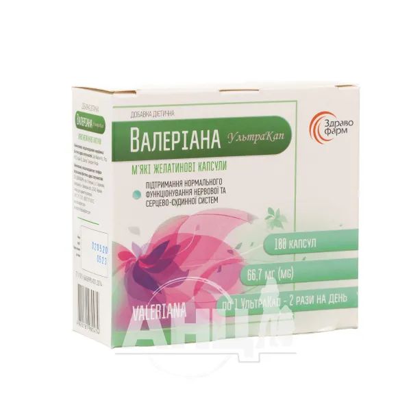 %Валеріана капсули №100