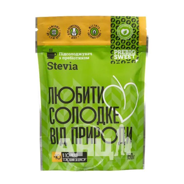 %Заменитель сахара Prebiosweet Stevia 150 г