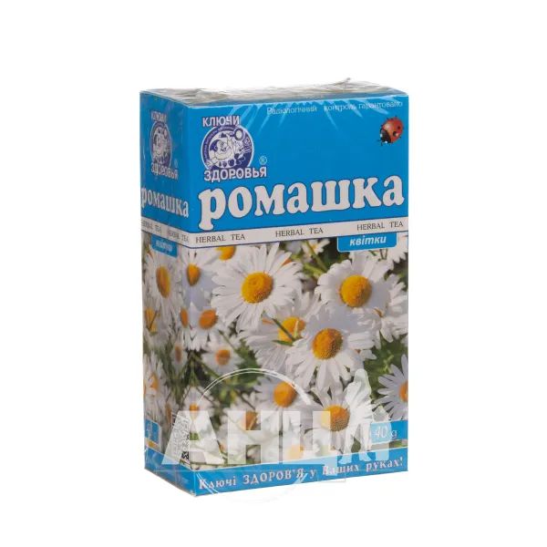 %Фіточай Ключі Здоров'я №31 Ромашка 40 г