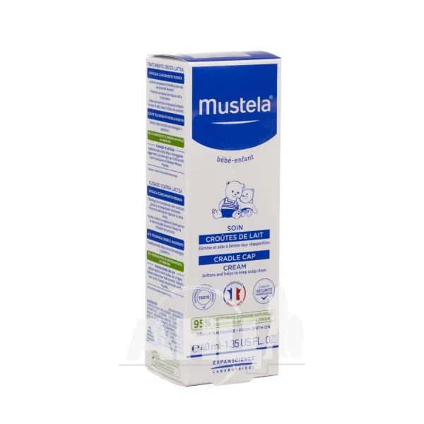 %Крем Mustela від себорейних корочок 40 мл