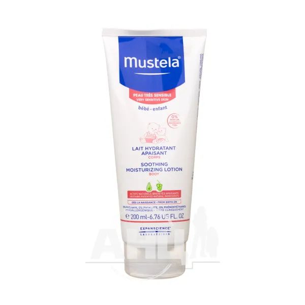 %Зволожуючий лосьйон для чутливої шкіри Mustela Soothing Moisturizing Lotion 200 мл