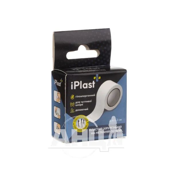 %Пластир Iplast хірургічний 5 м х 2 см на нетканій основі