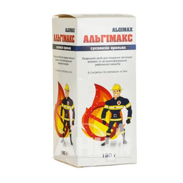 %Альгімакс суспензія оральна 180 г