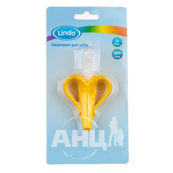 %Прорізувач для зубів Lindo dk01 банан