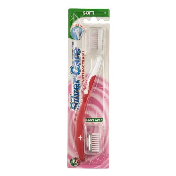 %Зубная щетка Silver Care Plus мягкая