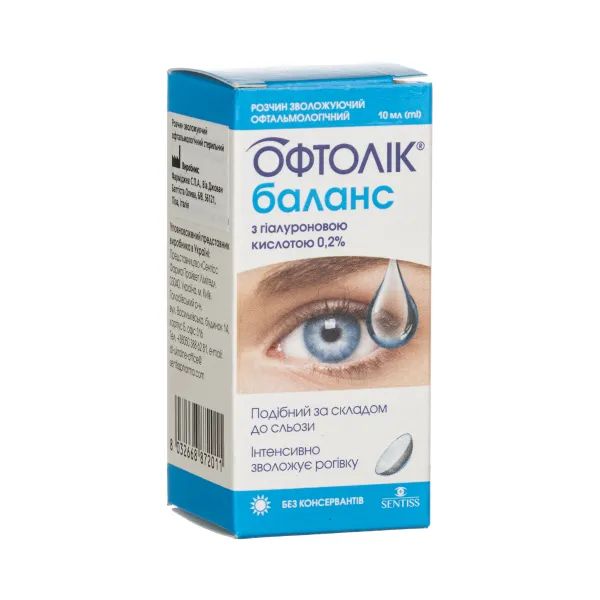 ОФТОЛИК БАЛАНС Р-Р УВЛАЖН.10МЛ Farmigea*