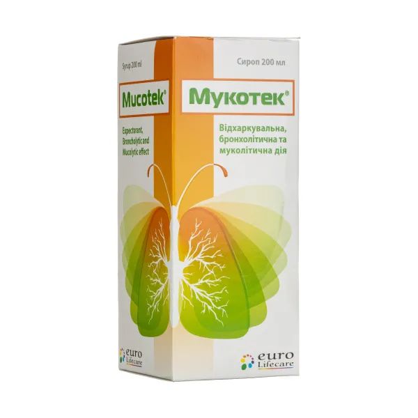 %Мукотек сироп 200 мл