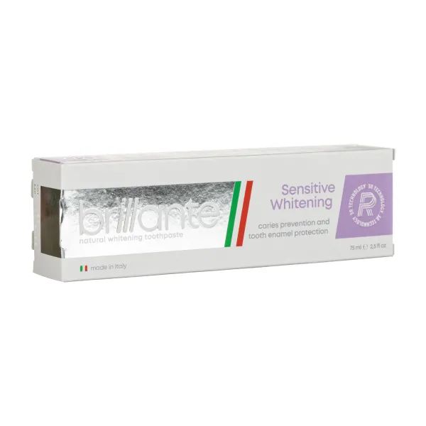 %Зубная паста Brillante Sensitive White профилактика кариеса 75 мл