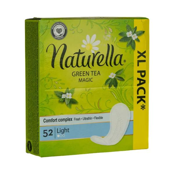 %Ежедневные прокладки Naturella Green Tea Magic Normal №52