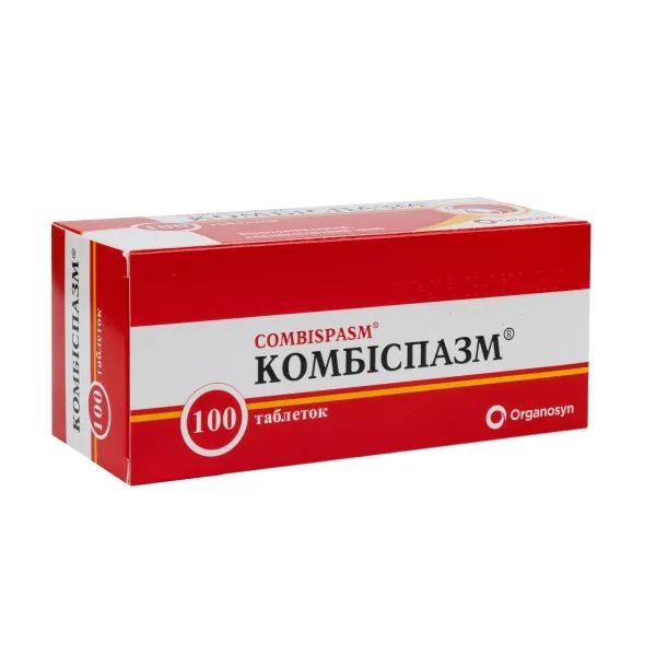 %Комбіспазм таблетки блістер №100