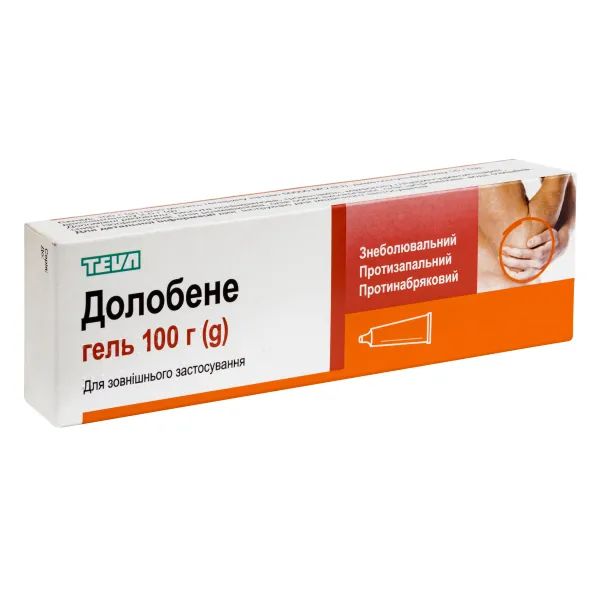 %Долобене гель туба 100 г