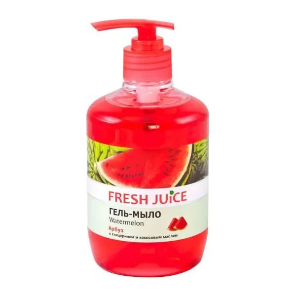 %Гель-мило Fresh Juice Watermelon з дозатором 460 мл