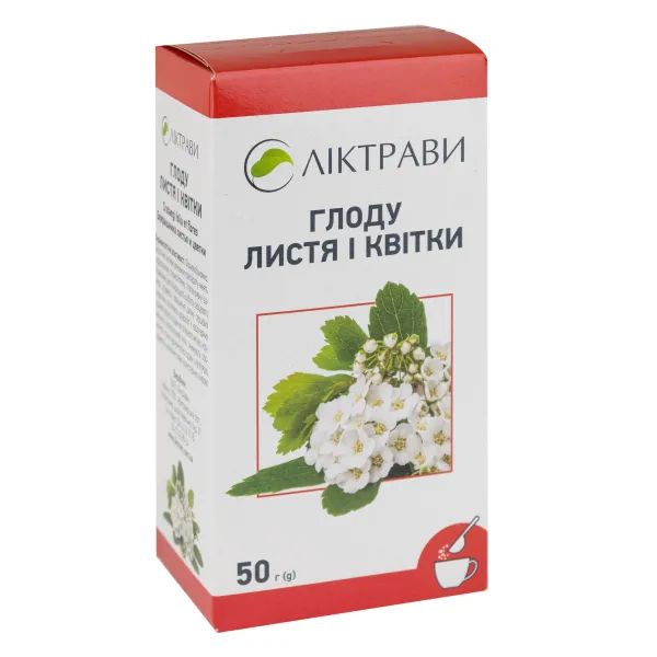 Глоду листя та квітки листя та квітки 50 г