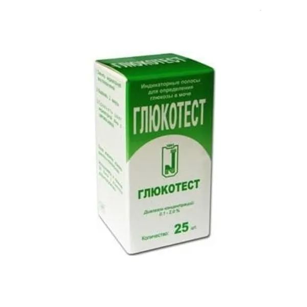 %Тест-смужки глюкотест №25