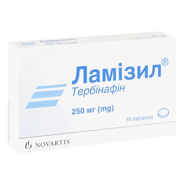 %Ламизил таблетки 250 мг блистер №14