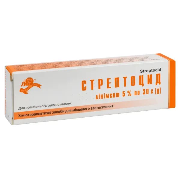 %Стрептоцид линимент 5 % туба 30 г