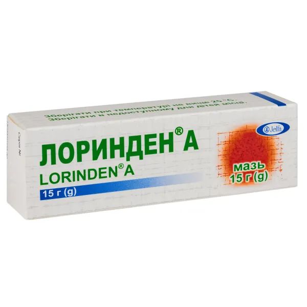%Лоринден А мазь туба 15 г