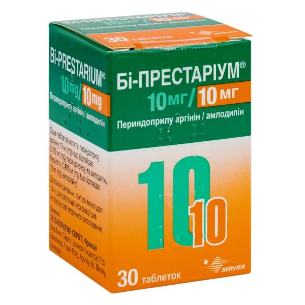 %Бі-престаріум 10мг/10мг таблетки контейнер №30
